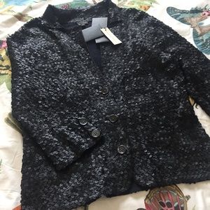 NWT Ann Taylor Sequin Blazer Size Large